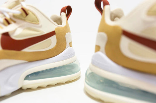 Nike Air Max 270 React – Light Cream/Red Clay Edition 🔥