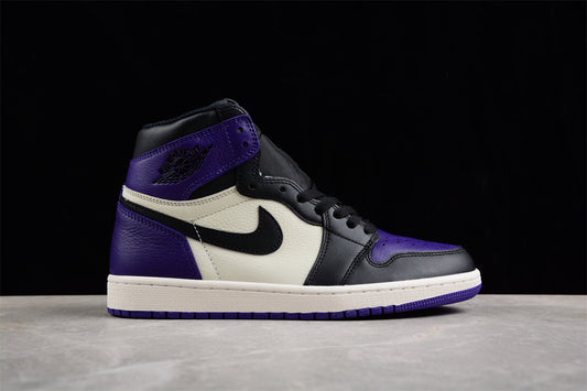 Air Jordan 1 High OG – Black & Purple Edition