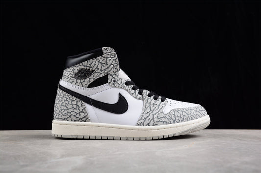 Jordan 1 High OG  White Cement" AJ1 Joe 1 – Elephant Pattern